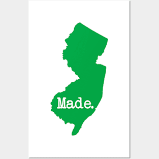 New Jersey Made NJ Green Posters and Art